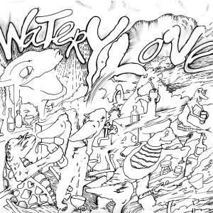 watery love decorative feeding lp in the red records 2014